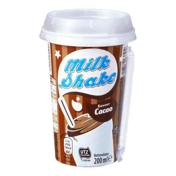 Milkshake chocolat ou vanille
