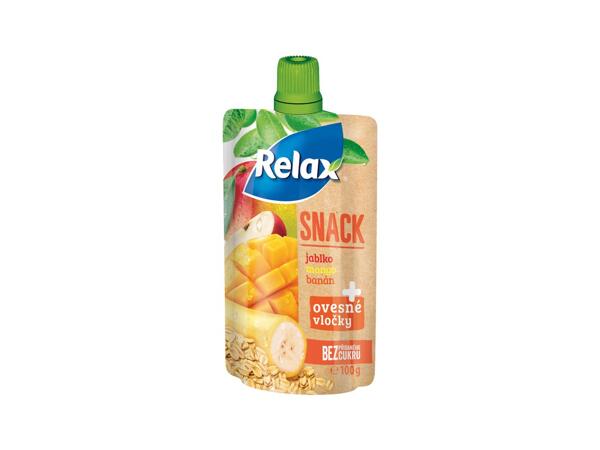 RELAX SNACK OVOCNÉ A ZELENINOVÉ PYRÉ
