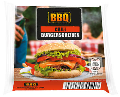 BBQ ﻿CHILI BURGERSCHEIBEN
