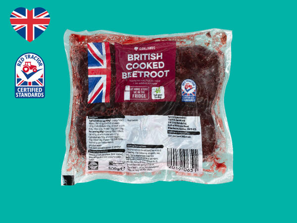Oaklands British Cooked Beetroot