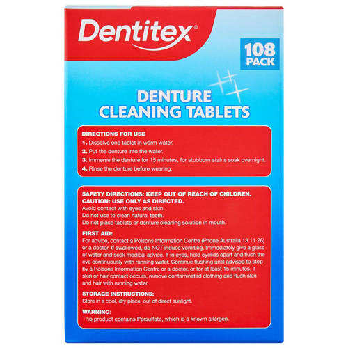Denture Cleaning Tablets 108 Pack