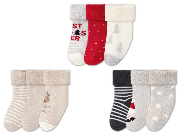 Baby Socken, 3 Paar