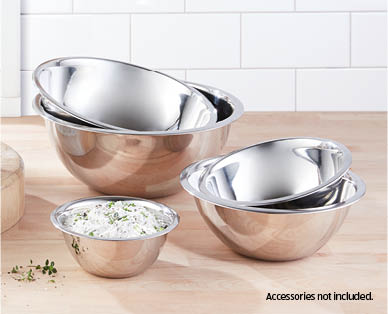 Stainless Steel Mixing Bowls 5 Piece