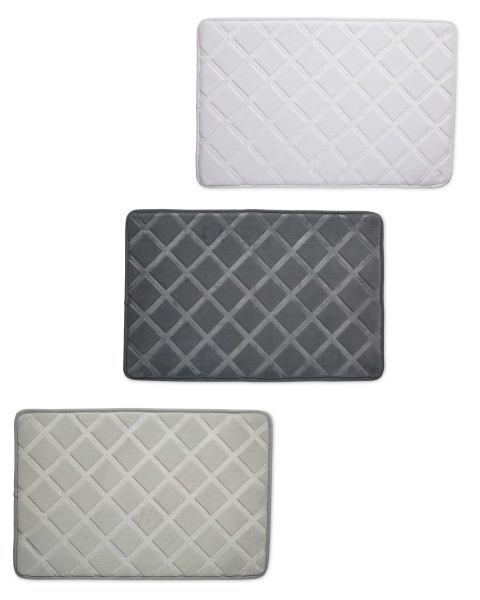 Diamonds Memory Foam Bath Mat
