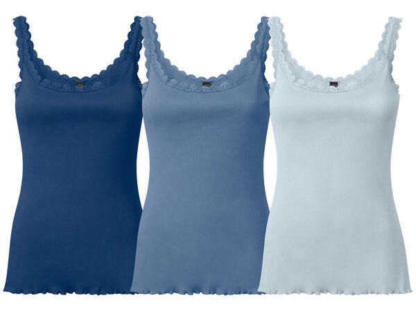 Ladies' Vest Tops with lace