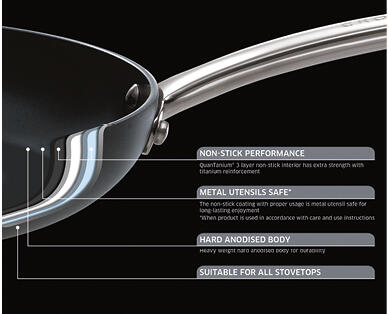 Hard Anodised Frypan 30cm