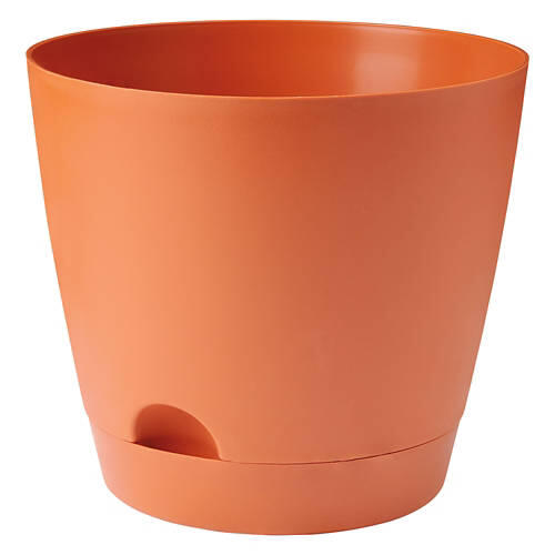 12" Self-Watering Planter, Orange