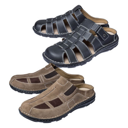 Læderslippers