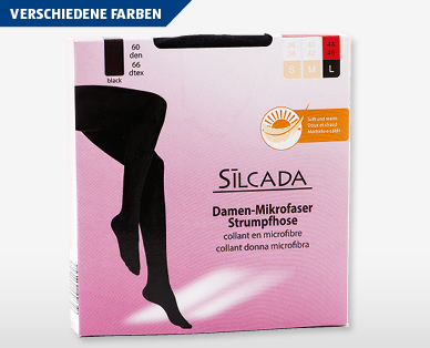 SILCADA Damen-Mikrofaser-Strumpfhose