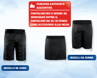 Pantaloncini da uomo/gonna o pantaloncini da donna per sport invernali CRANE(R)