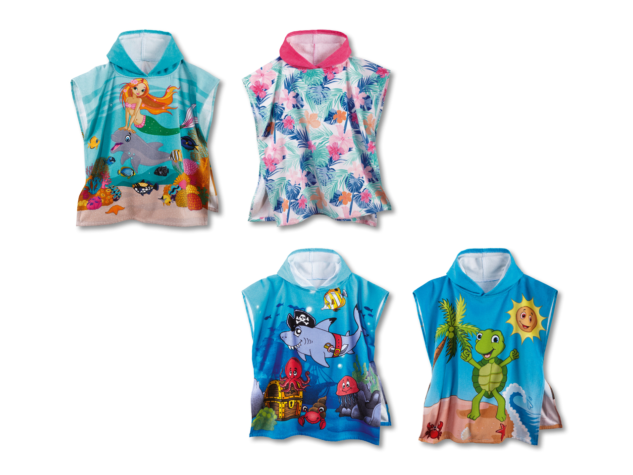 Poncho de plage pour enfant