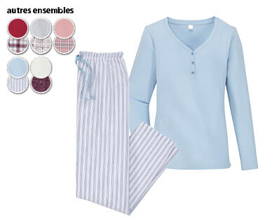 BLUE MOTION 
 PYJAMA EN FLANELLE POUR FEMMES