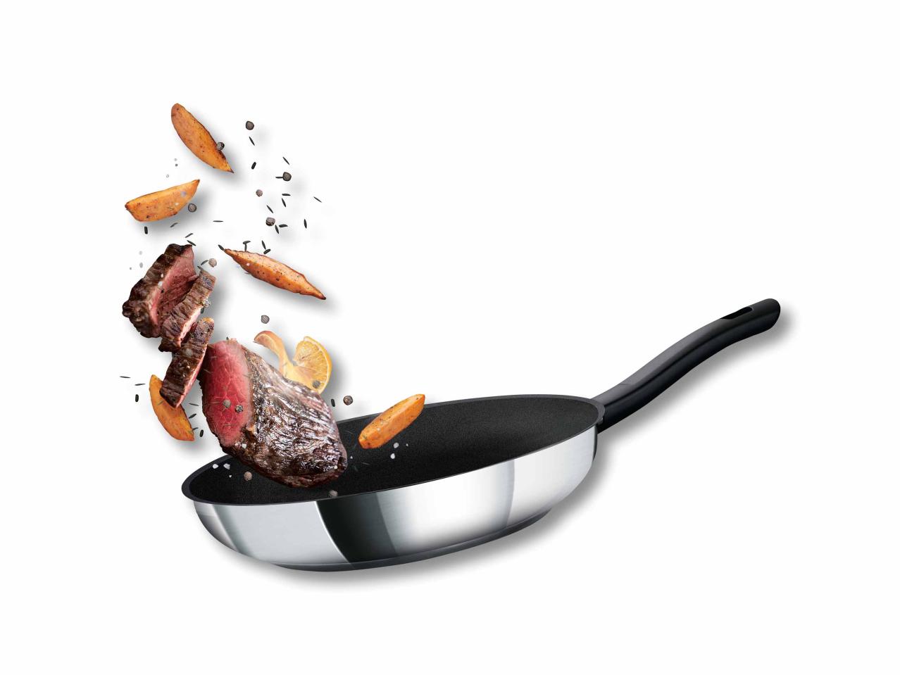 Poêle en acier inox