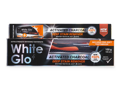 Charcoal Toothpaste and Toothbrush Kit