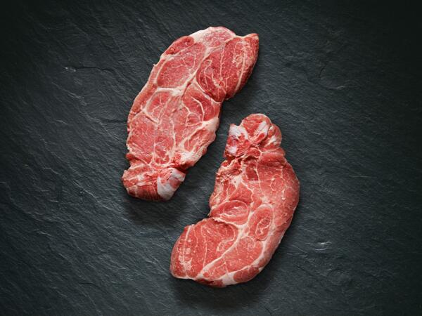 Côtelettes d'échine de porc, pack de 2