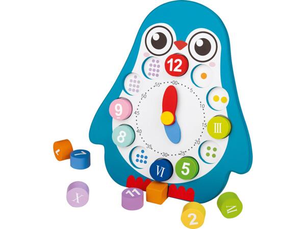 Stack and Count Toy, Teaching Clock or Table Top Easel