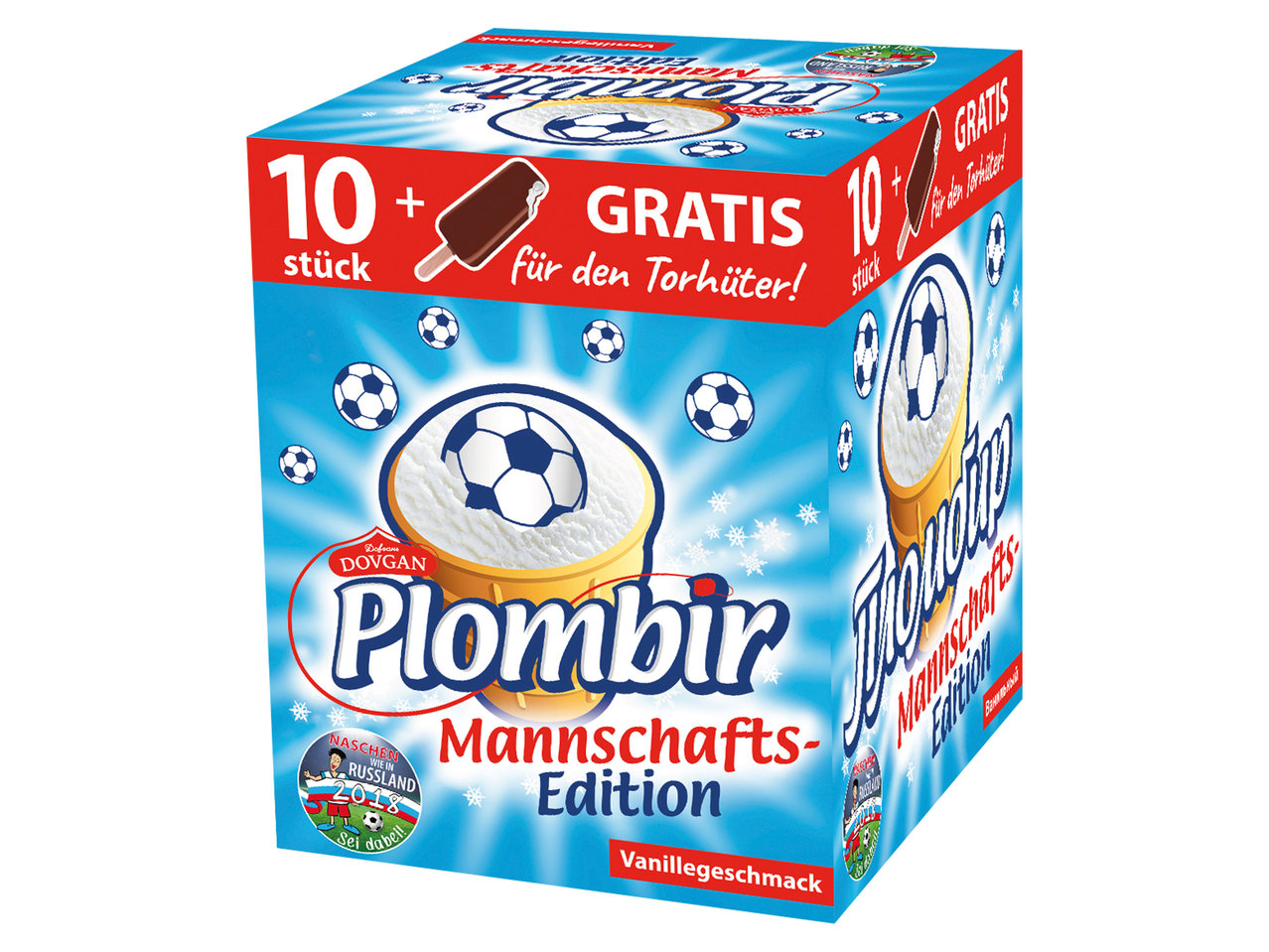 DOVGAN Plombir Eis 10 + 1 gratis