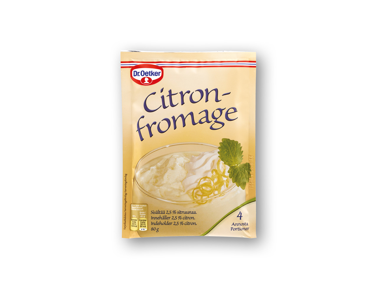 DR. OETKER Citronfromage
