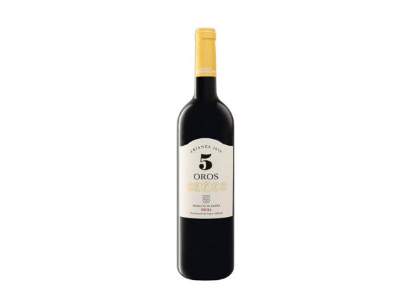 5 Oros, Rioja, Spanish