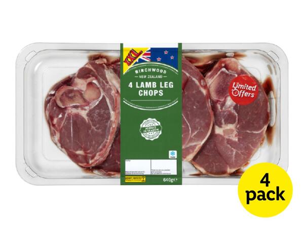 Birchwood 4 Lamb Leg Chops