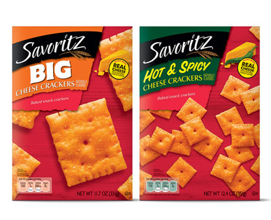 Savoritz Hot & Spicy or BIG Cheese Crackers