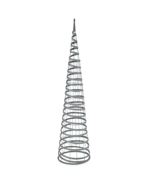Faux Rattan Obelisk