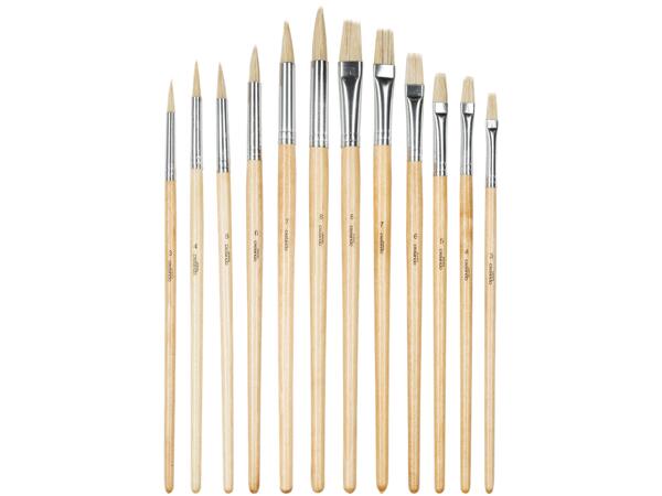 Round & Flat Brush Set