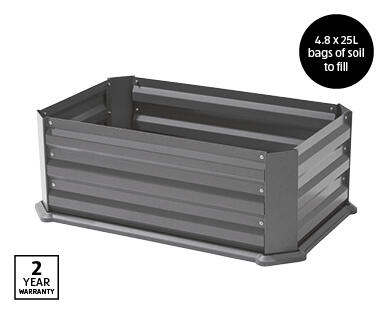 Vegetable Garden Bed with Base - Slate Grey