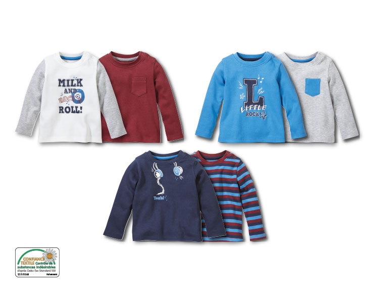 Tee-shirts à manches longues, lot de 2