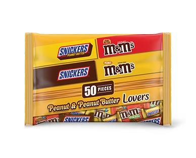 Mars Peanut & Peanut Butter Lovers 50 Pieces