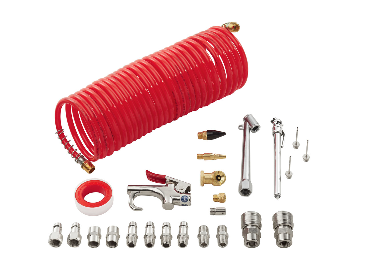 Pneumatic Tool Set, 25 Pieces