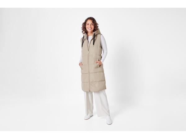 Ladies' Longline Padded Gilet