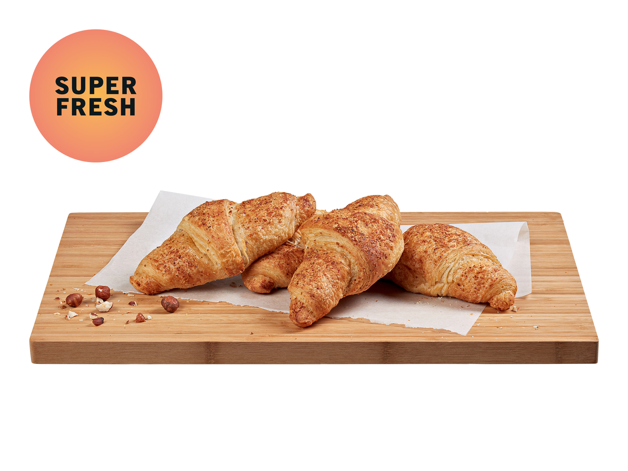 Croissant à la crème noisette-nougat