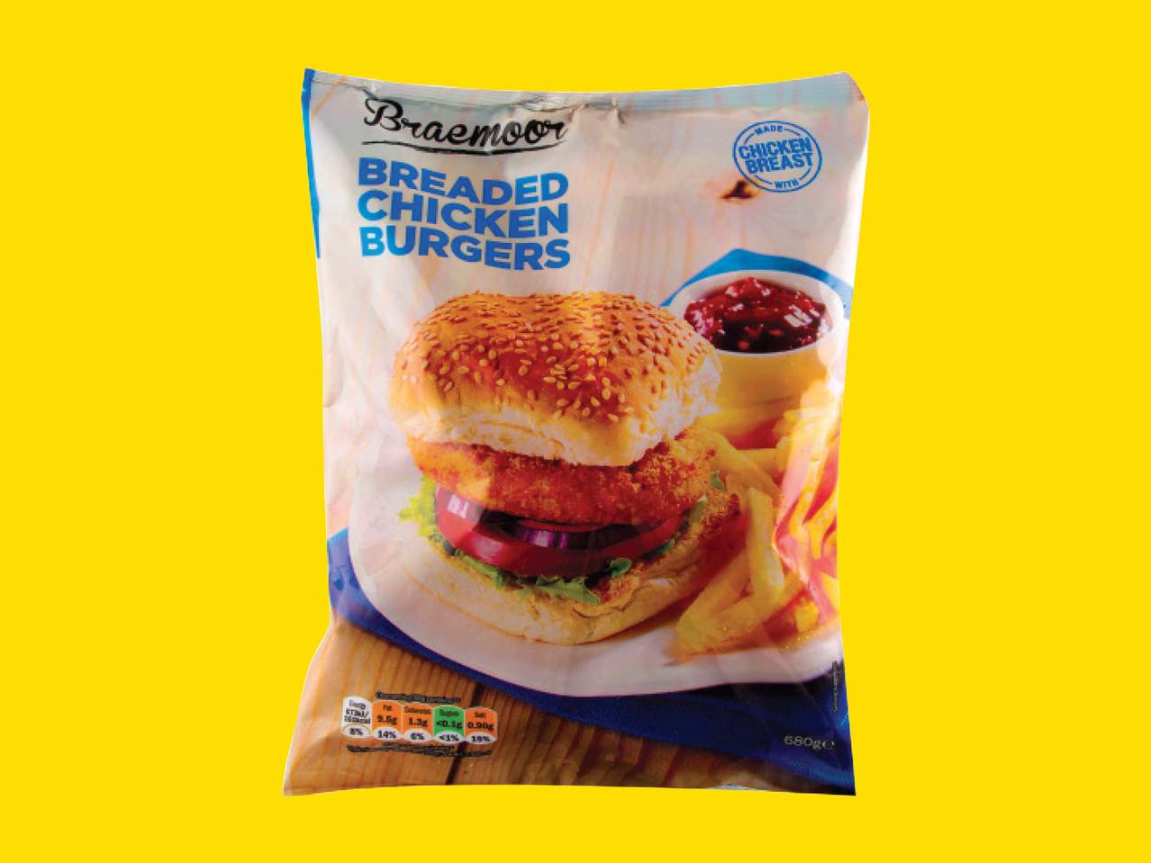 BRAEMOOR Breaded Chicken Burgers