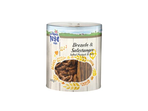 Salted Pretzels & Sticks