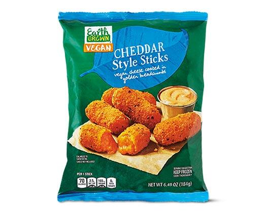 Earth Grown 
 Vegan Cheddar or Mozzarella Sticks