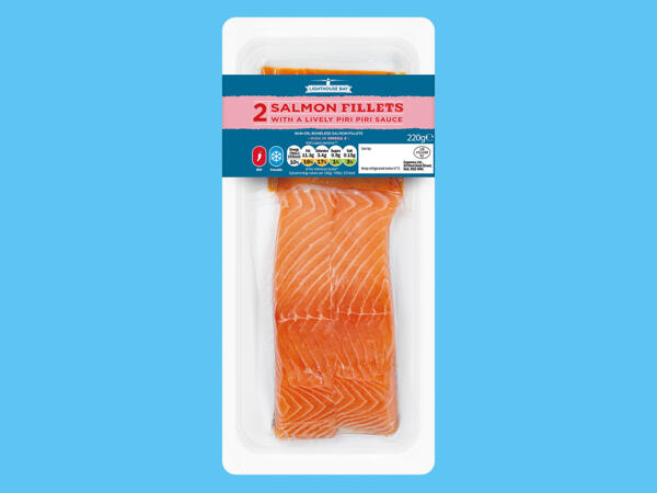 Lighthouse Bay 2 Salmon Fillets with Piri Piri Sauce