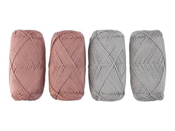 Crelando Cotton Yarn Set - Bottle Cover Crochet Set