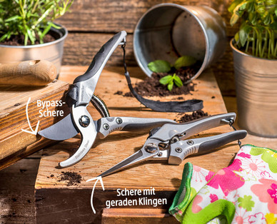 GARDENLINE Garten-Präzisionsscheren, 2-teilig