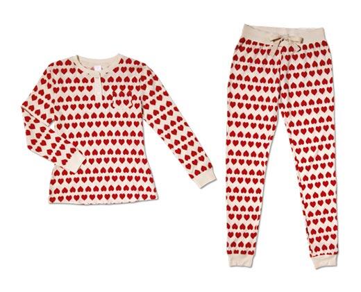 Serra
Ladies' 2-Piece Heart Thermal or Knit Pajama Set