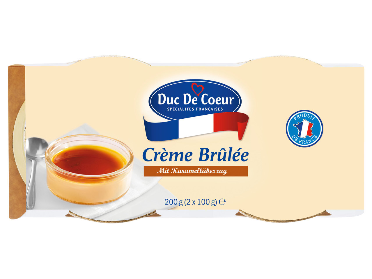 DUC DE COEUR Crème Brûlée