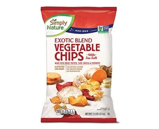 Simply Nature 
 Original or Mediterranean Exotic Vegetable Chips