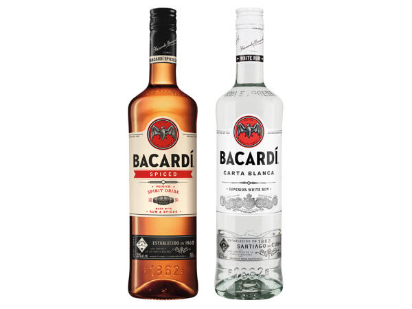 Bacardi Blanca, Razz oder Spiced