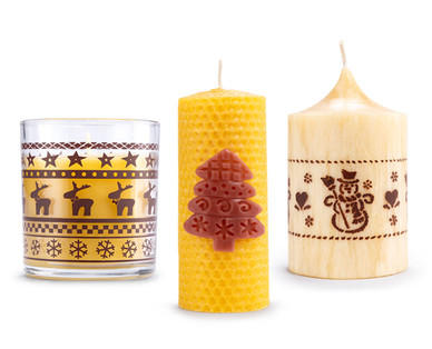 Bienenwachskerze