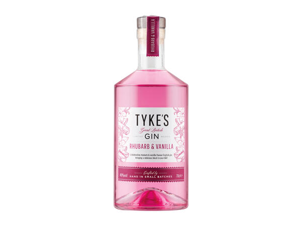 Tykes Rhubarb & Vanilla Gin, 40% vol