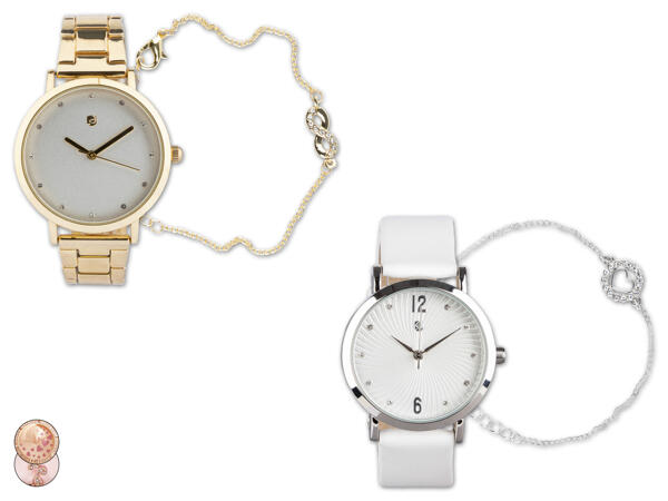 Damen Armbanduhr-Schmuckset