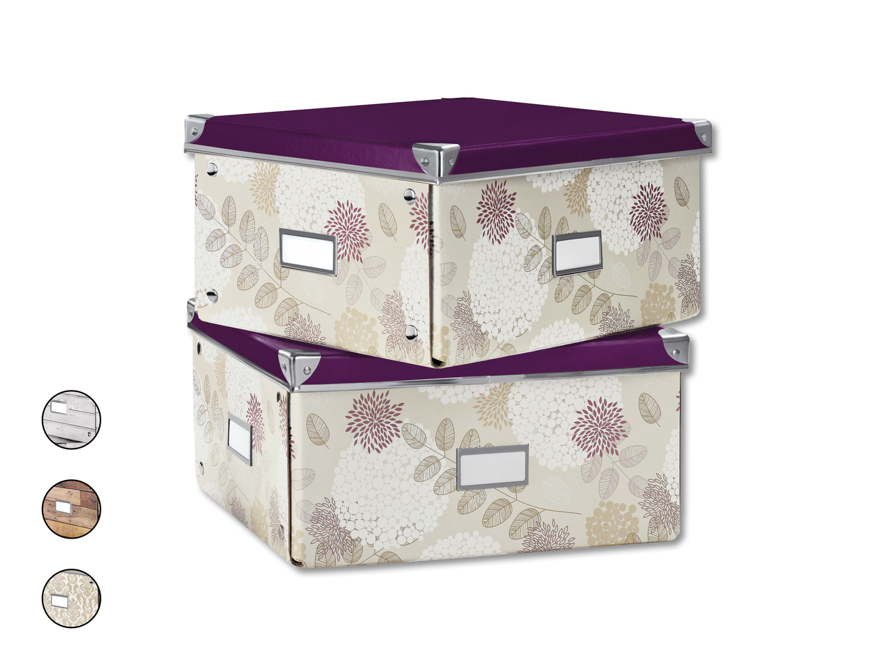 Boîtes de rangement, lot de 2