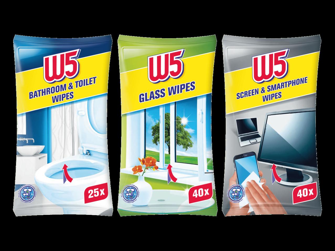 Lingettes humides nettoyantes