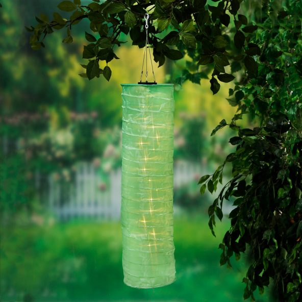XXL solcellelampe i rispapir