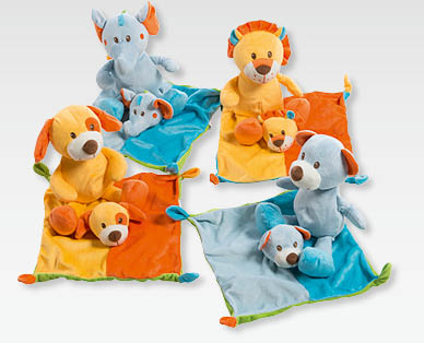 Peluche con copertina TOY LINO